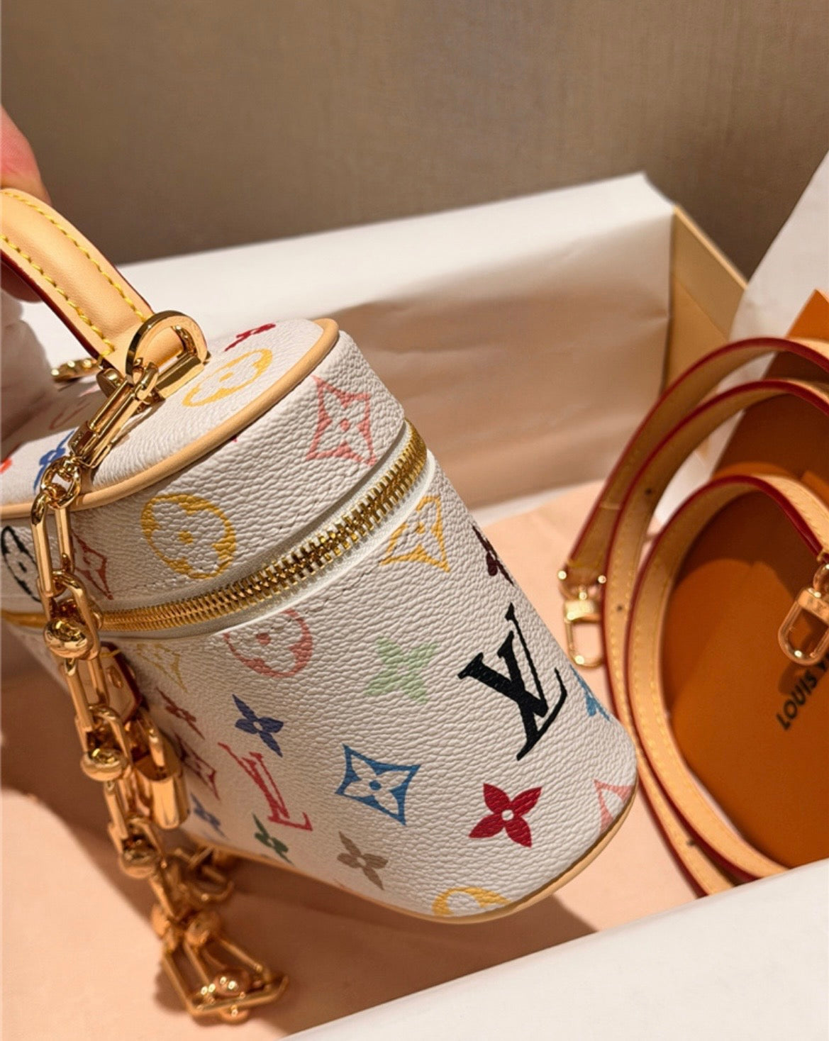Multicolor LV bag