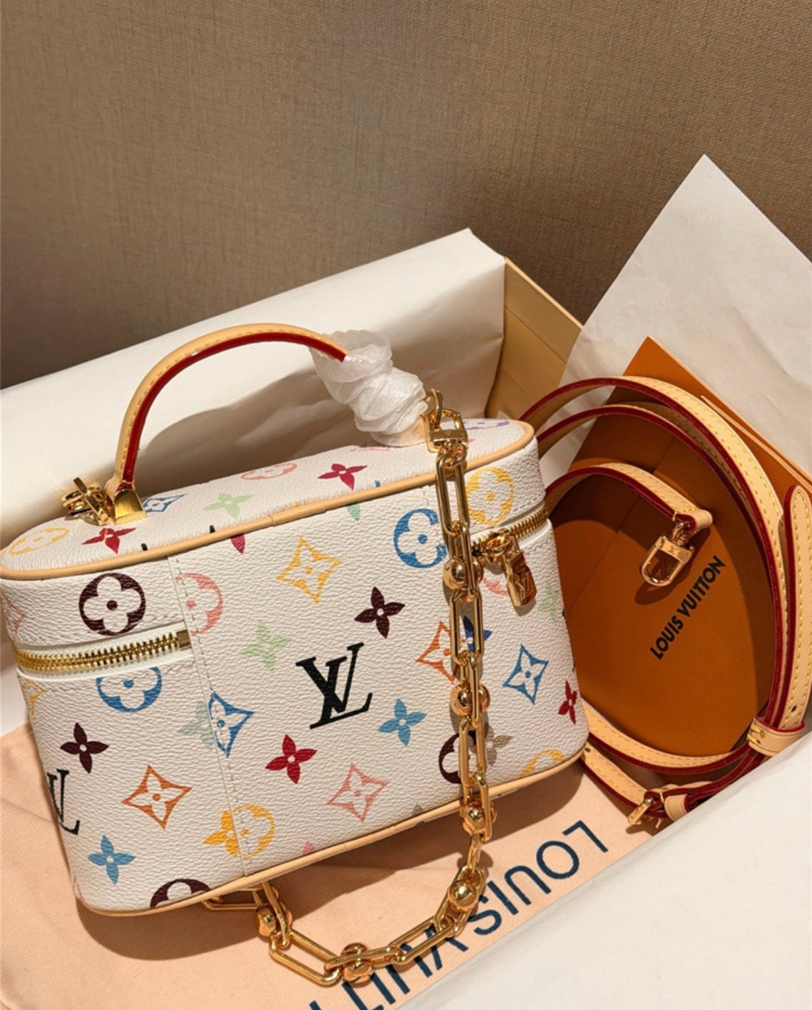 Multicolor LV bag