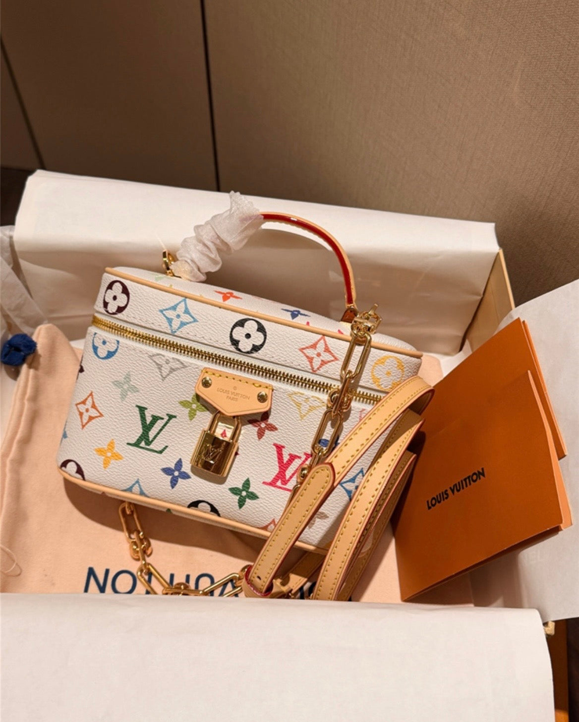 Multicolor LV bag